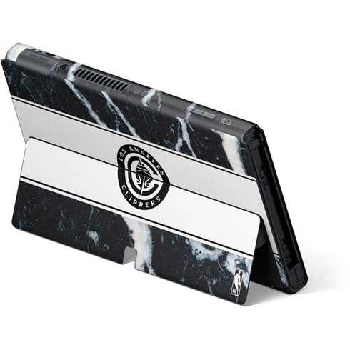 NBA LA Clippers Marble Nintendo Switch OLED (2021) Skin